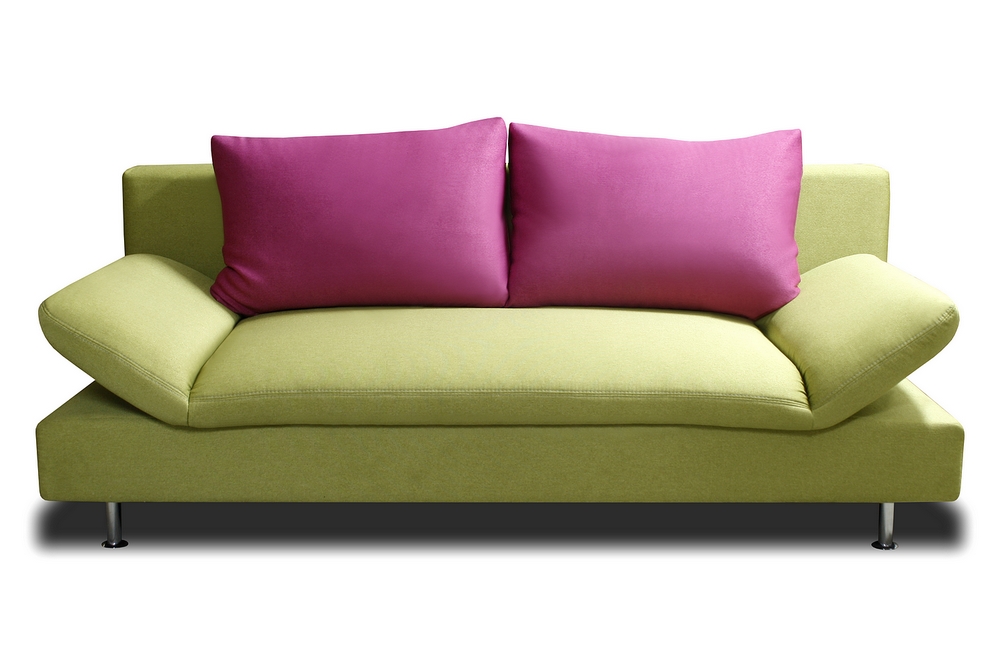 meble sofa javea zielona poduszki