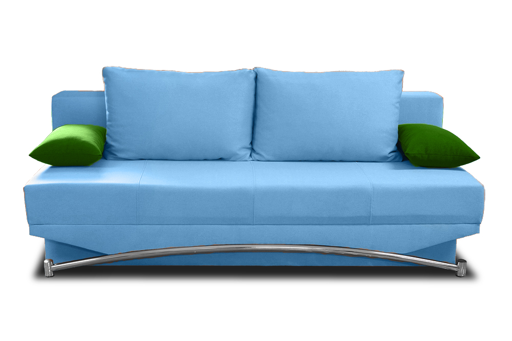 meble luiza sofa tapicerowana niebieska