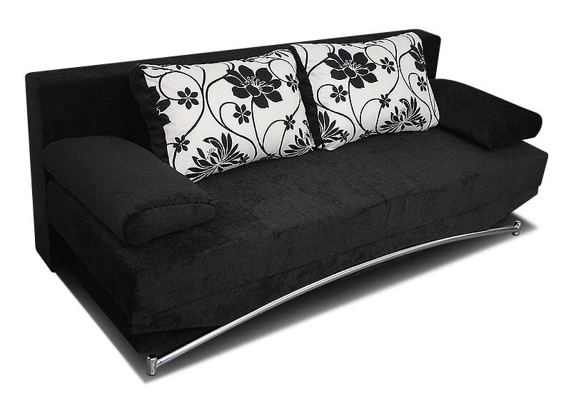 sofa luiza czarne meble tapicerowane