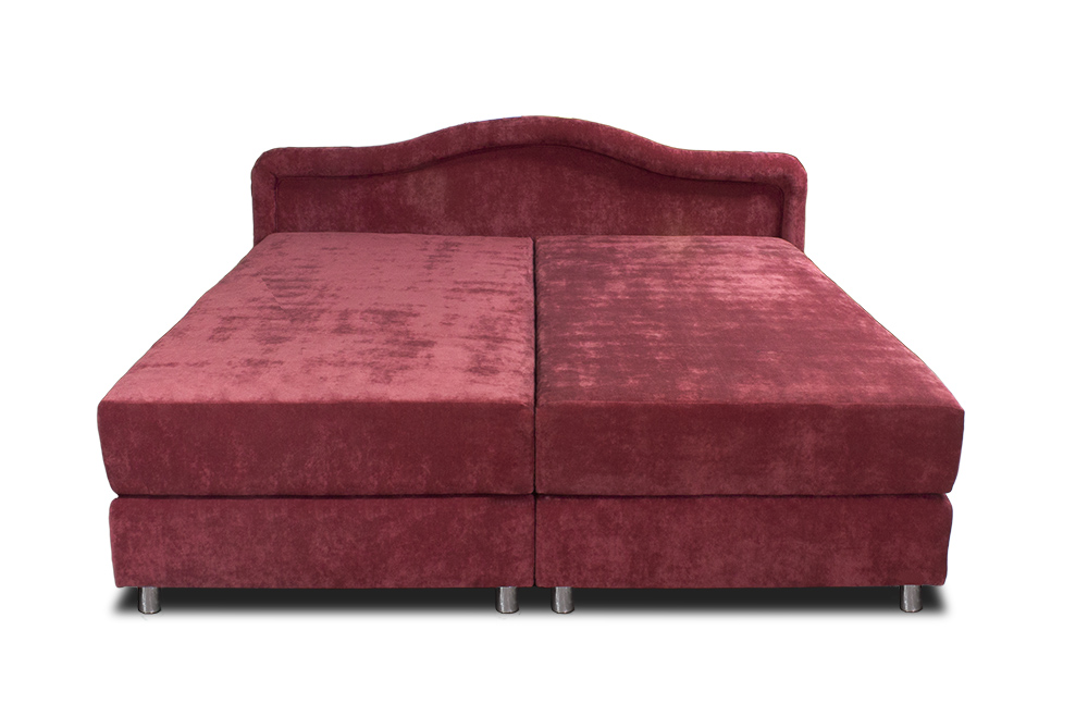 łóżko romans wave 90x200 cm czerwone przód