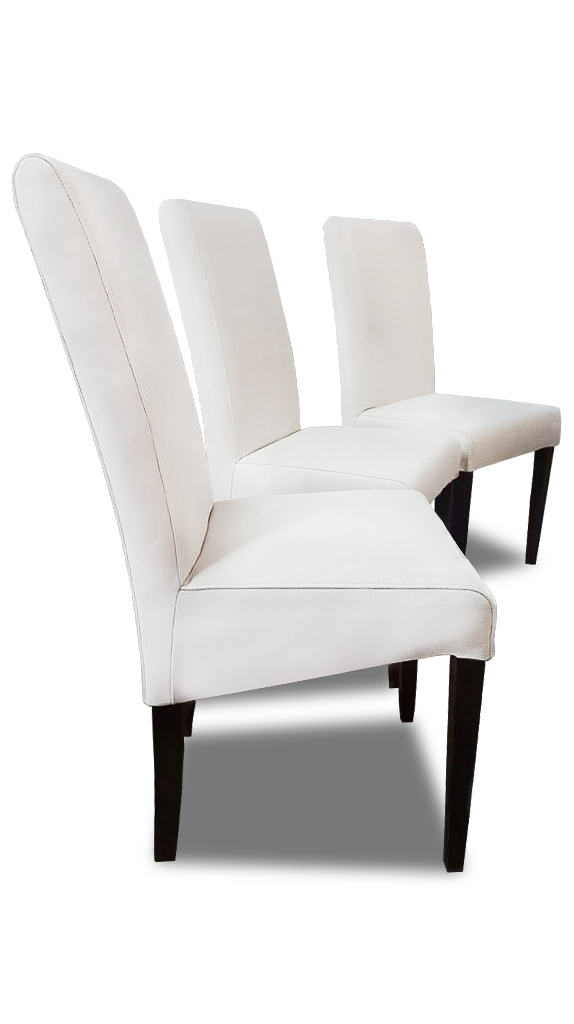roos komplet krzesla białe z boku