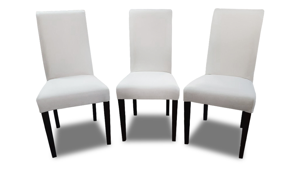 komplet ross krzesla białe z przodu